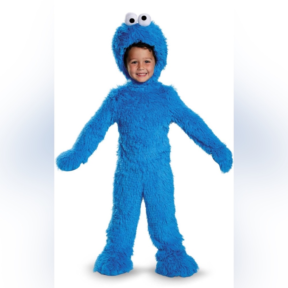 Cookie Monster Extra Deluxe Plush Toddler Costume 3+ years old